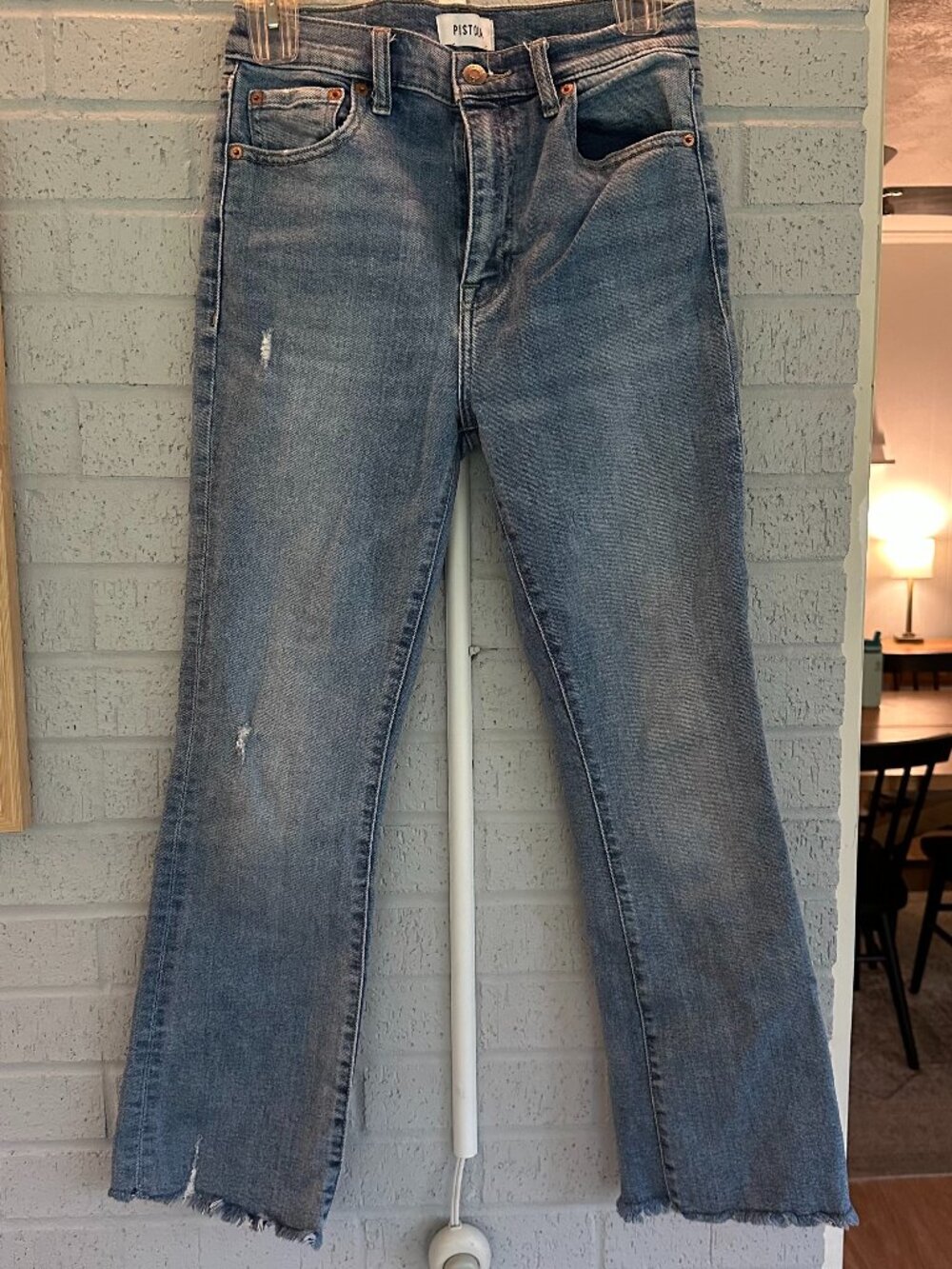 Pistola High RIse Lennon Crop Denim- 26